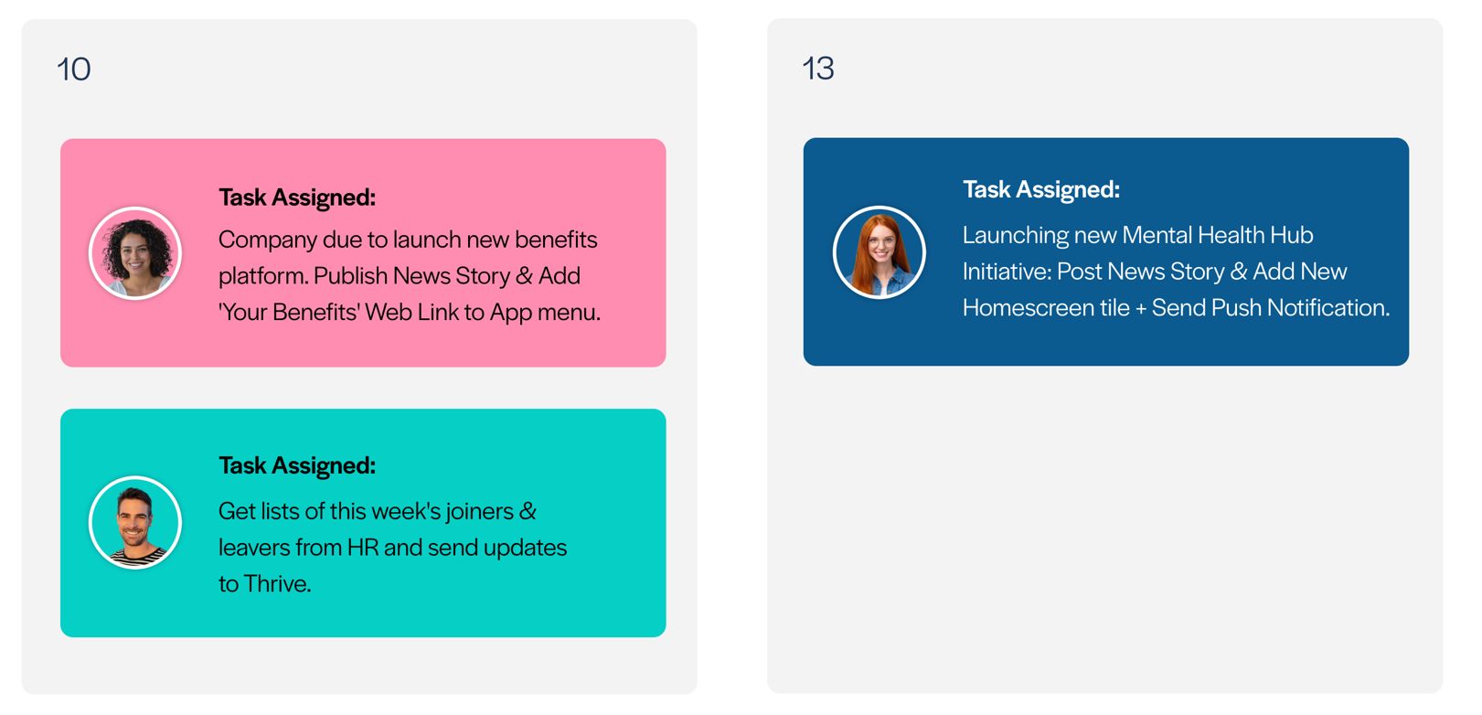 content calendar 2 key moments