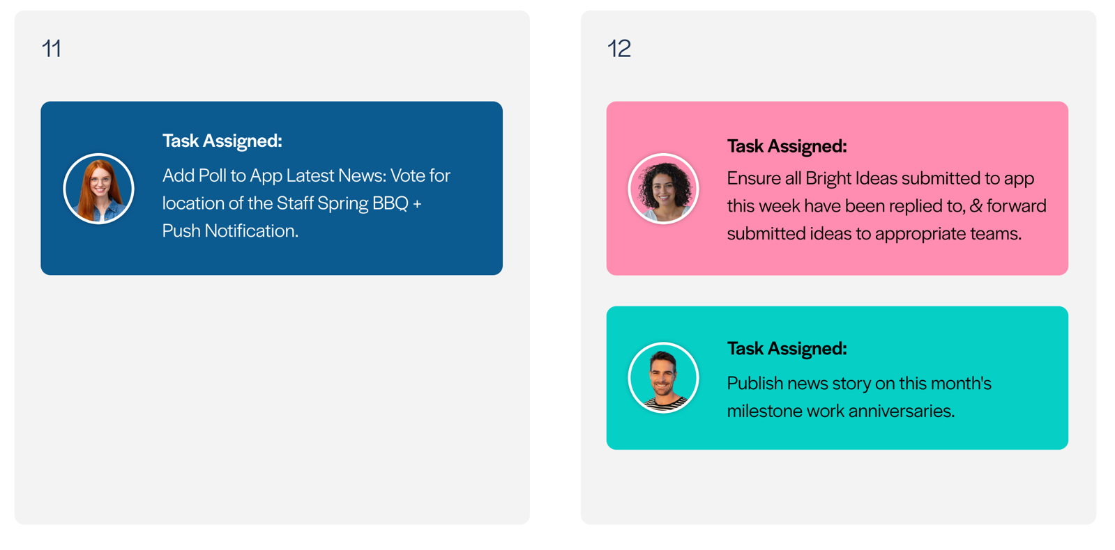 content calendar 4 themed comms