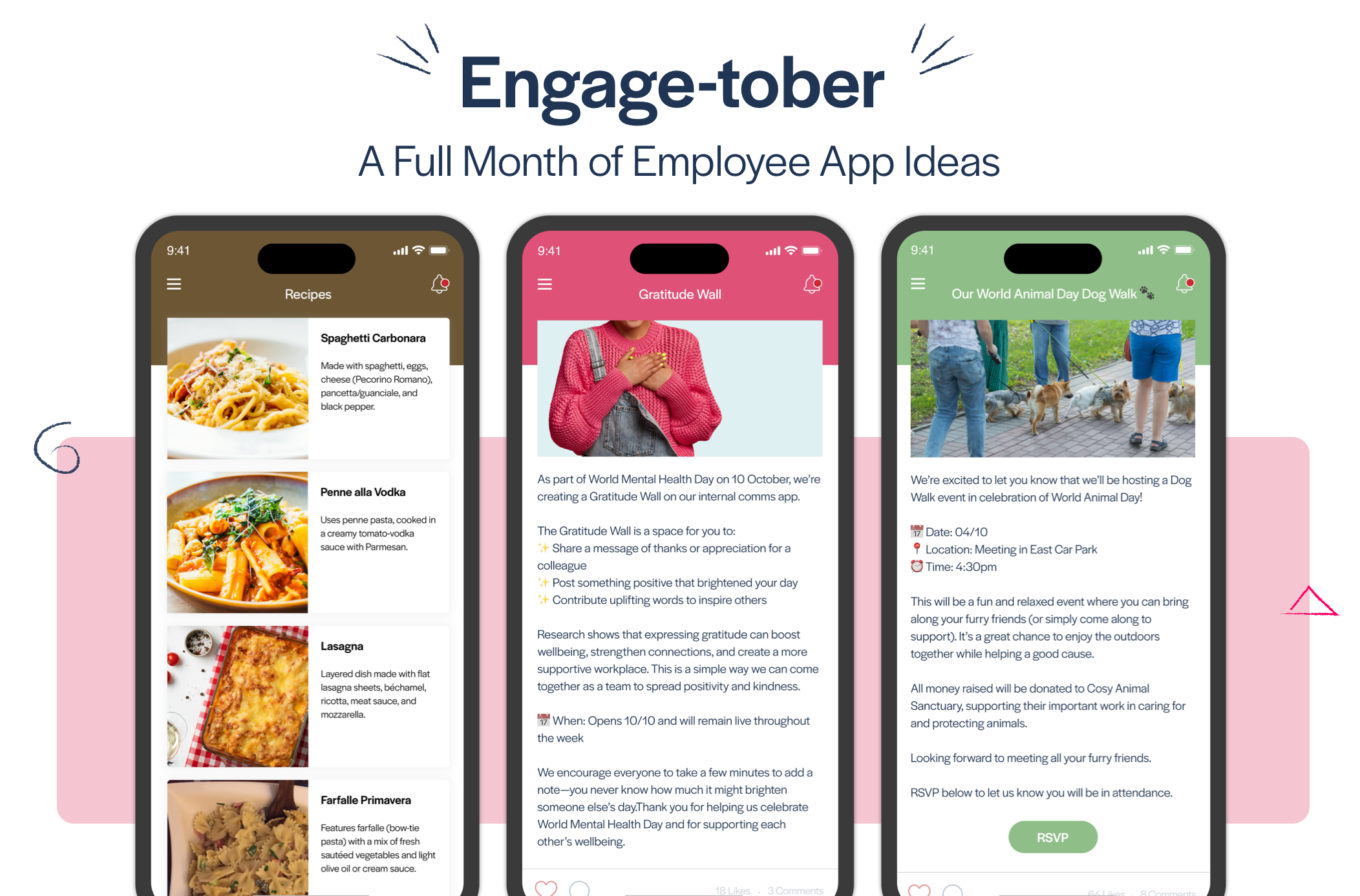 Image for Engage-tober: A Full Month of Employee App Ideas