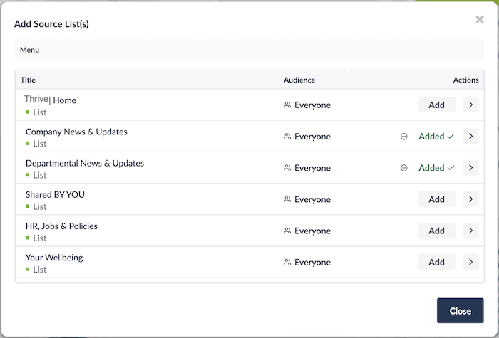 add source list