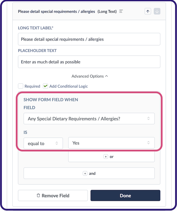 Conditional Logic Applied